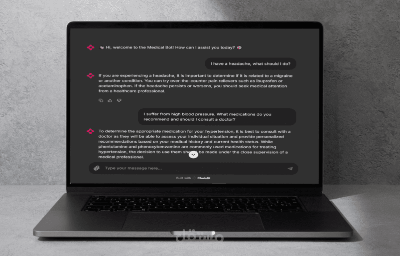 تطوير شات بوت طبي ذكي بالذكاء الاصطناعي (AI Medical Chatbot)