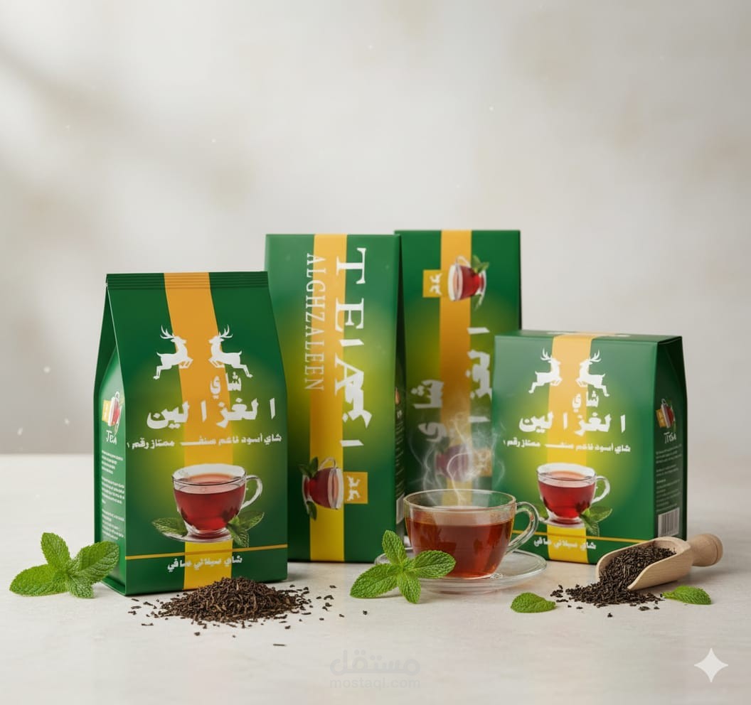 اعادة تصميم علب شاي