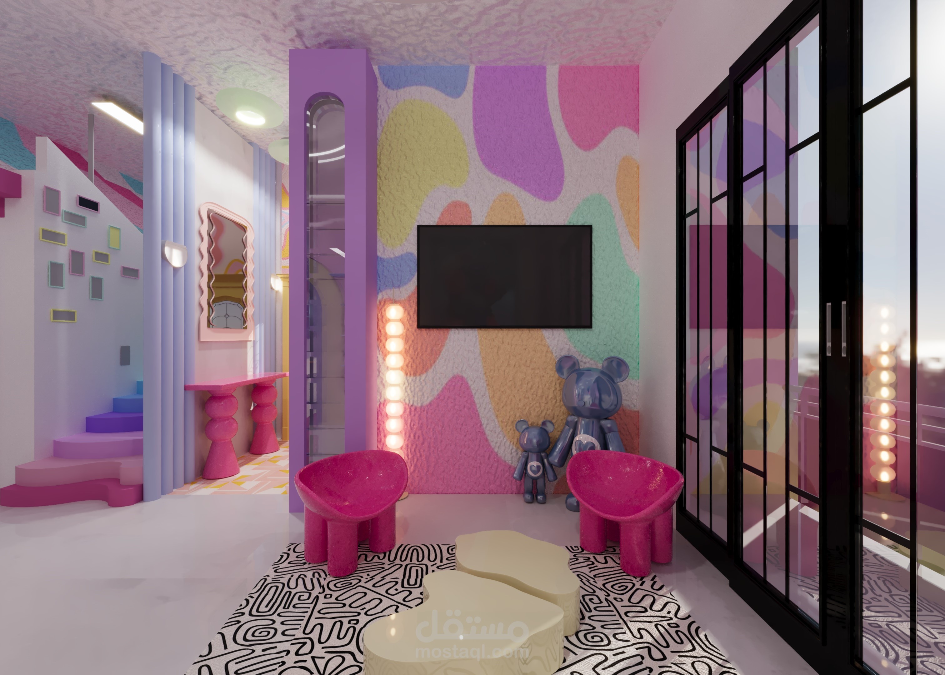 Joyful interior design style