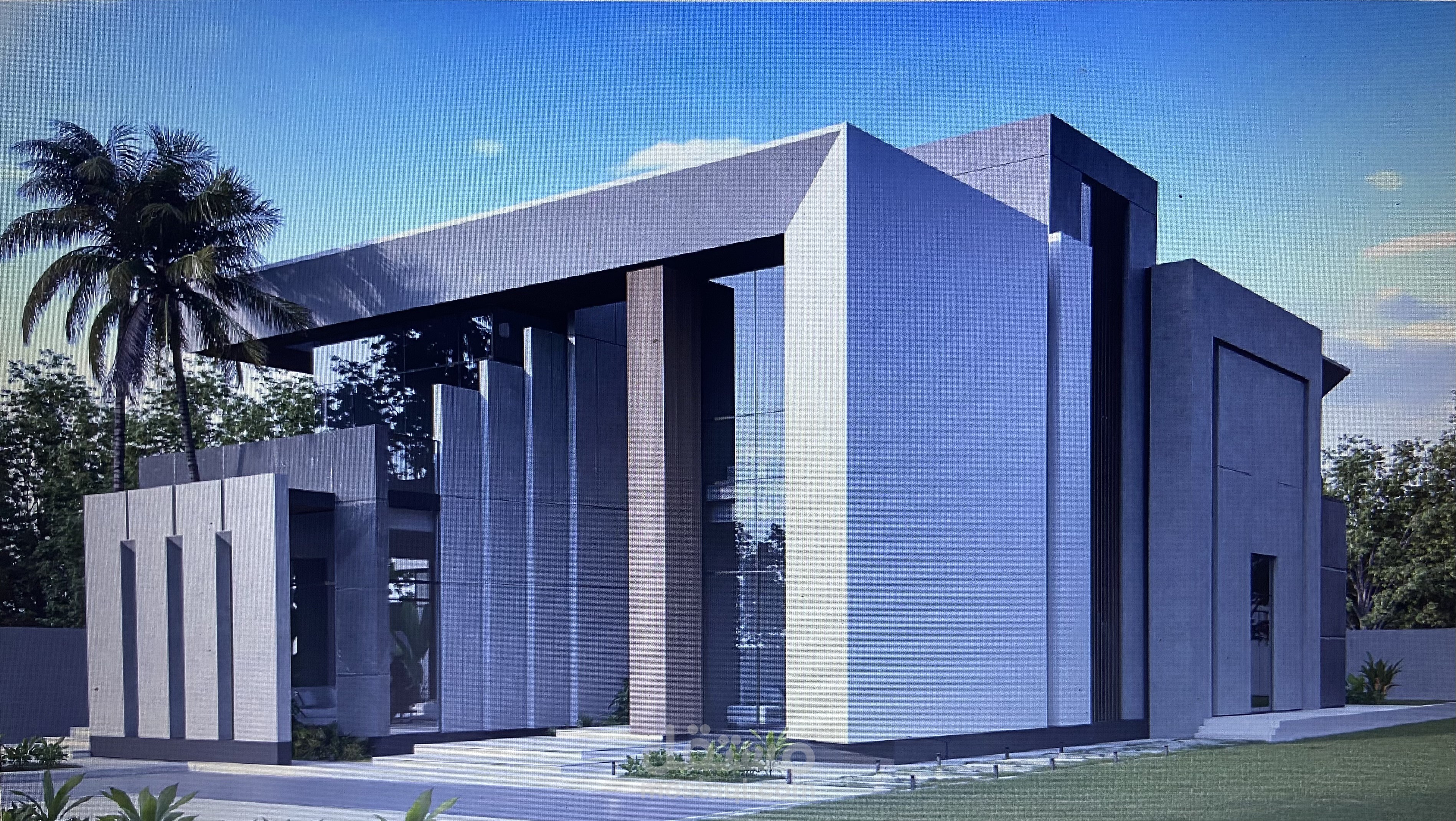تصميم حديث لفيلا سكنية