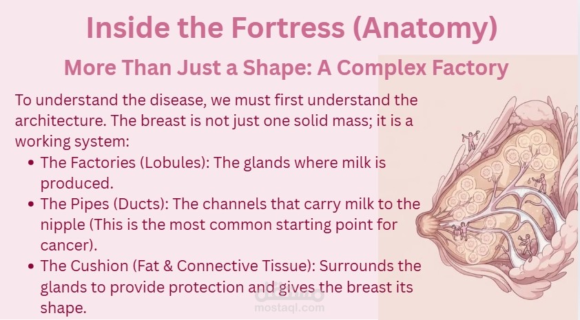 حملة توعوية متكاملة عن سرطان الثدي (محتوى + تصميم + انفوجرافيك)