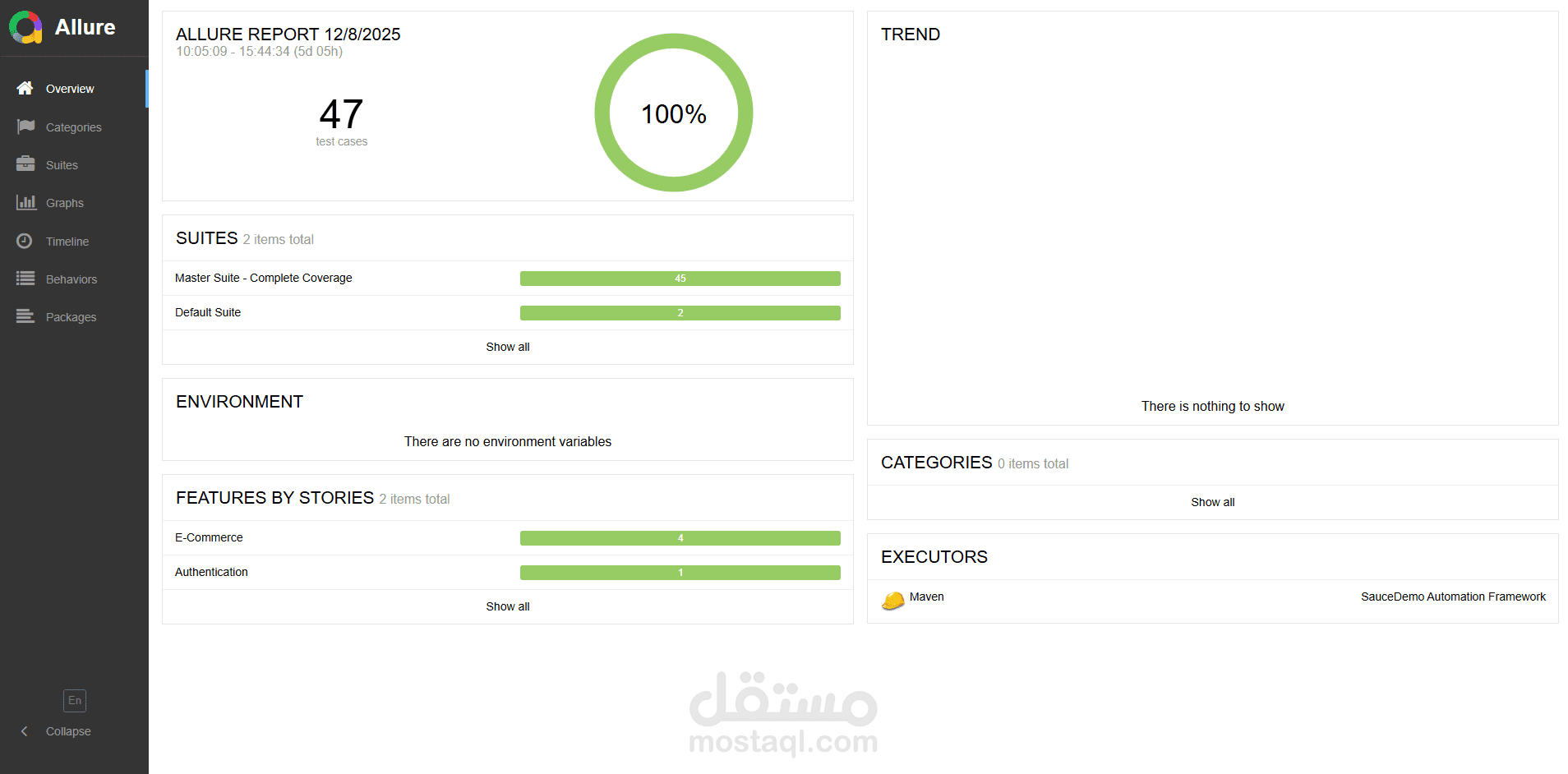 Swag Labs E-Commerce Automation Framework