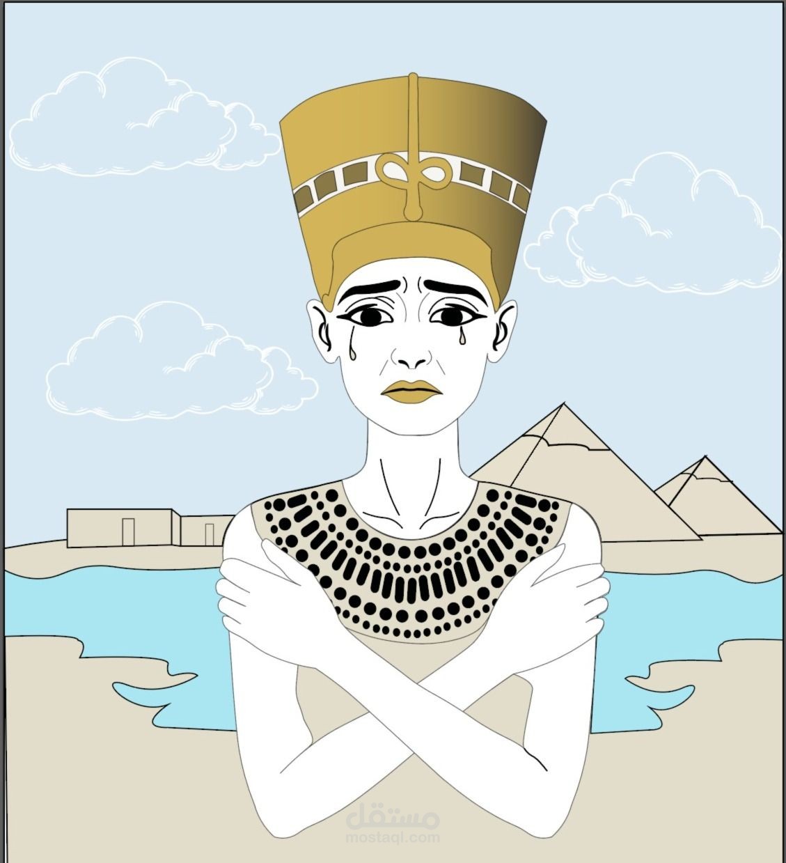 The Crying Nefertiti