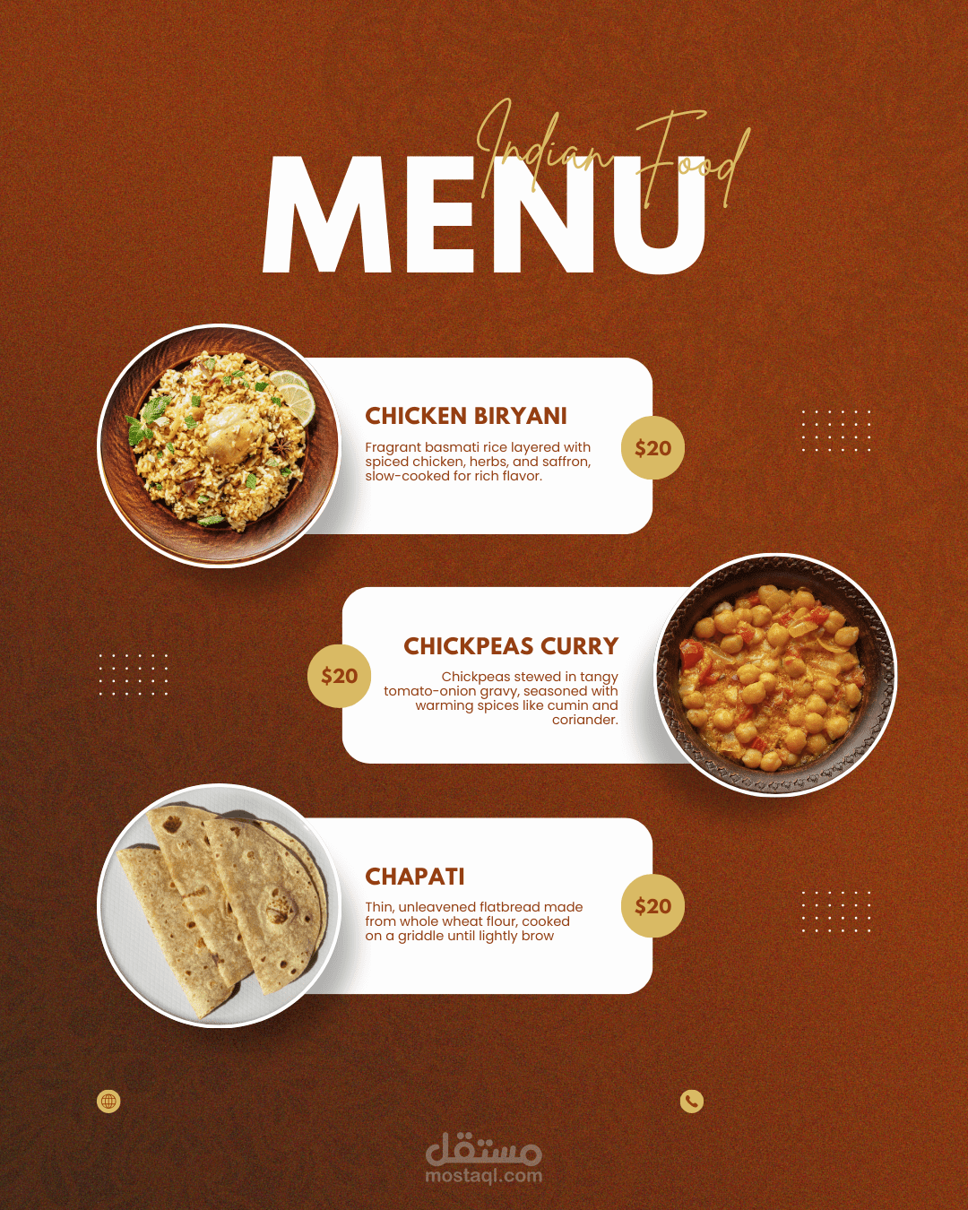 تصميم منيو احترافي وجذاب للمطاعم والكافيهات