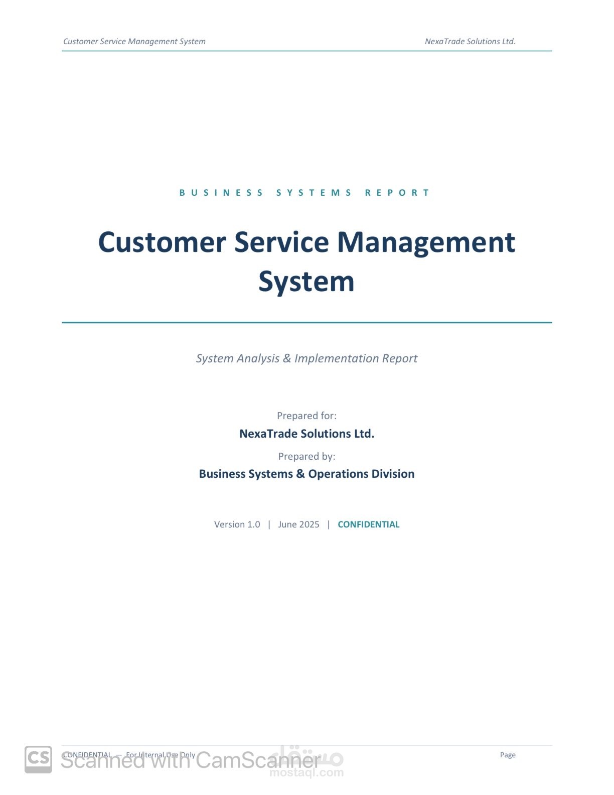 Business Report