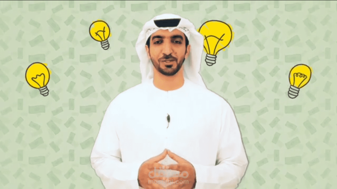 فيديو جرافيك مشابه لنشرة أخبار