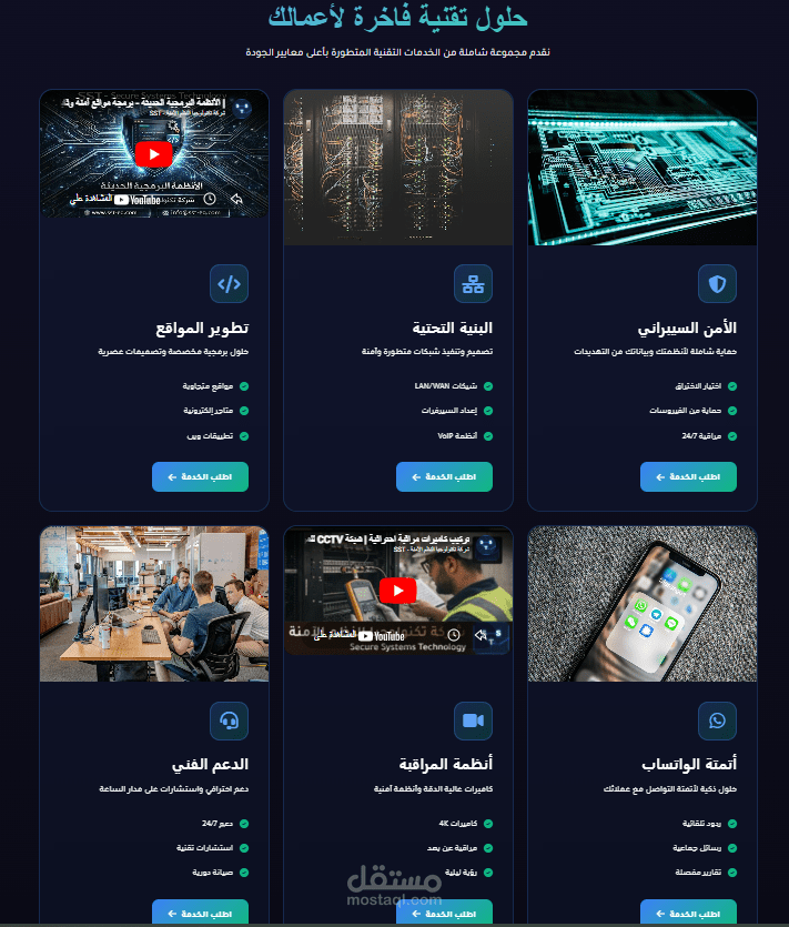 منصة حلول تقنية متكاملة للشركات