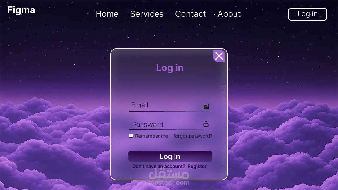 UI Design for College Project Using Figma
