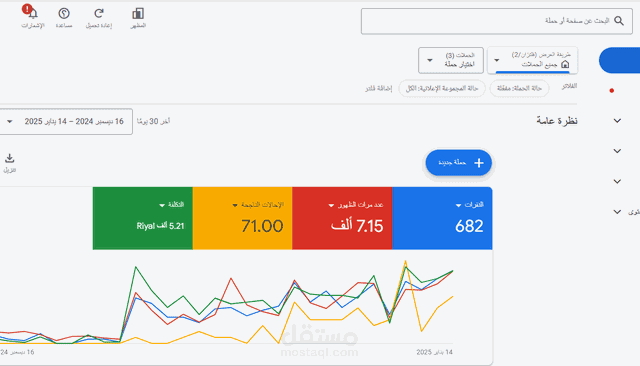 مراجعة حملتك الإعلانية اعلانات جوجل