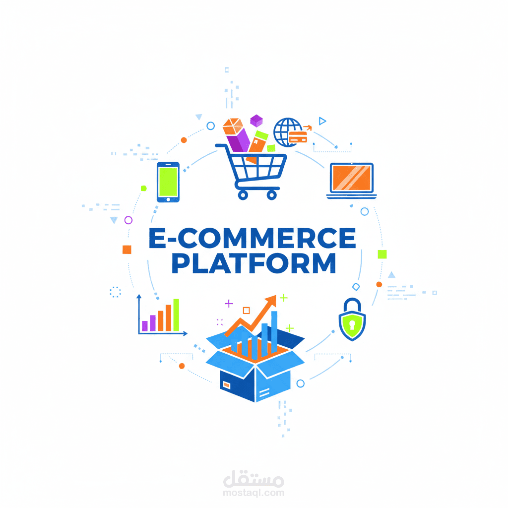 منصة تجارة إلكترونية متكاملة (E-Commerce Platform)