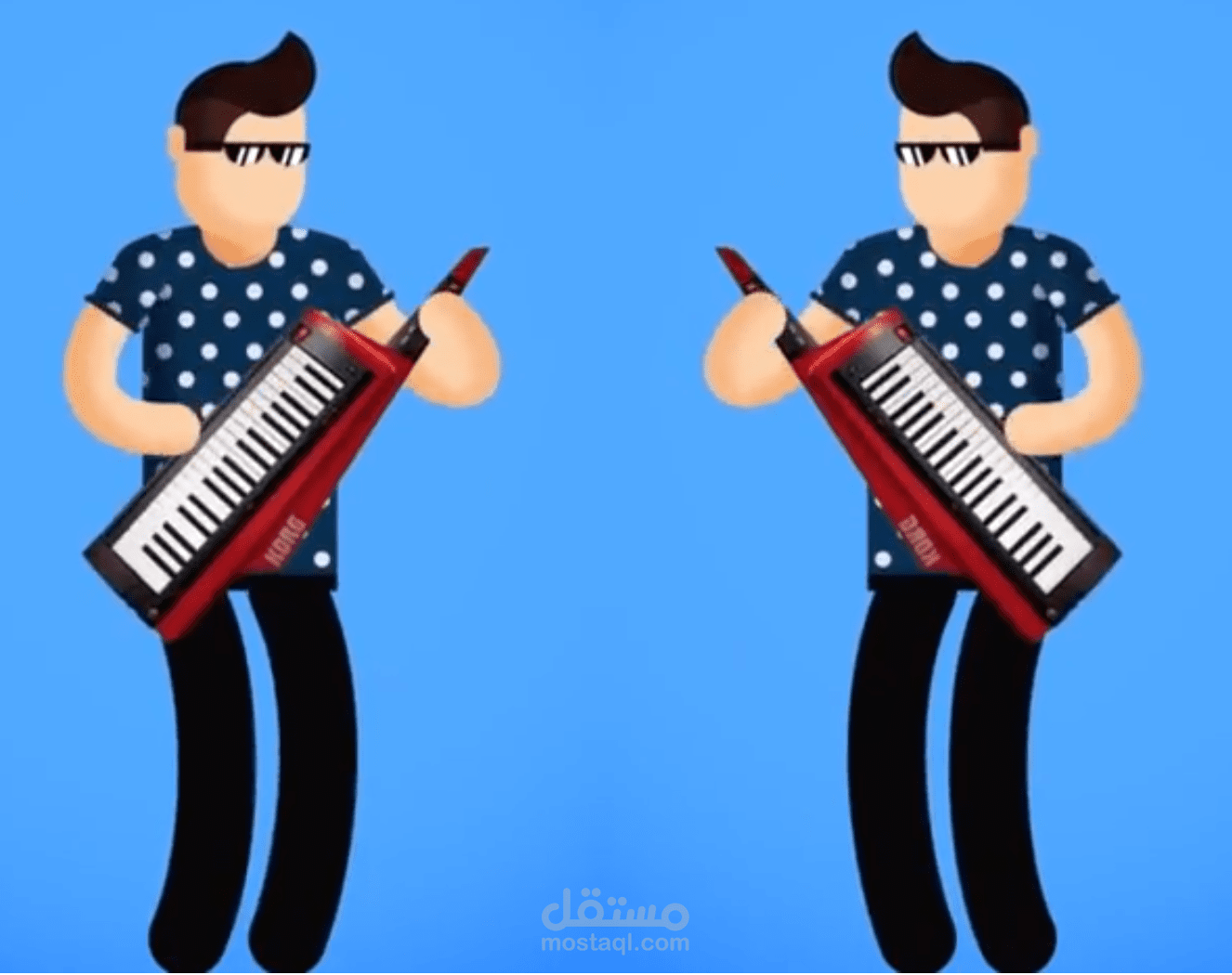 ديموريل يحتوي على بعض الاعمال  Motiongraphic Video