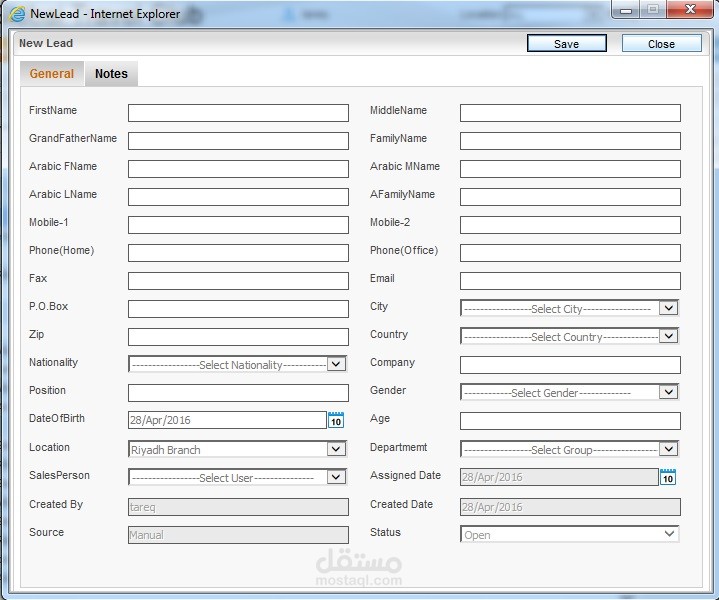 CRM B2B FOR TRAVEL AGENT 1