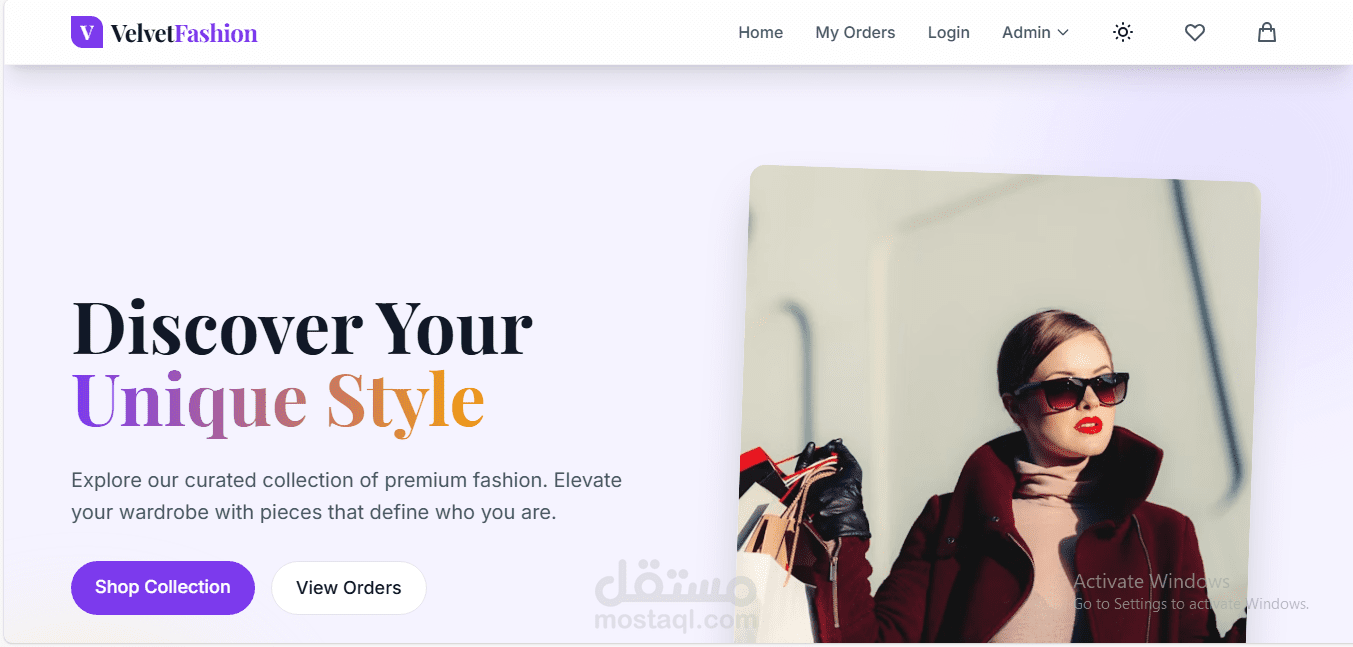 Velvet Fashion – متجر إلكتروني متكامل باستخدام MERN Stack