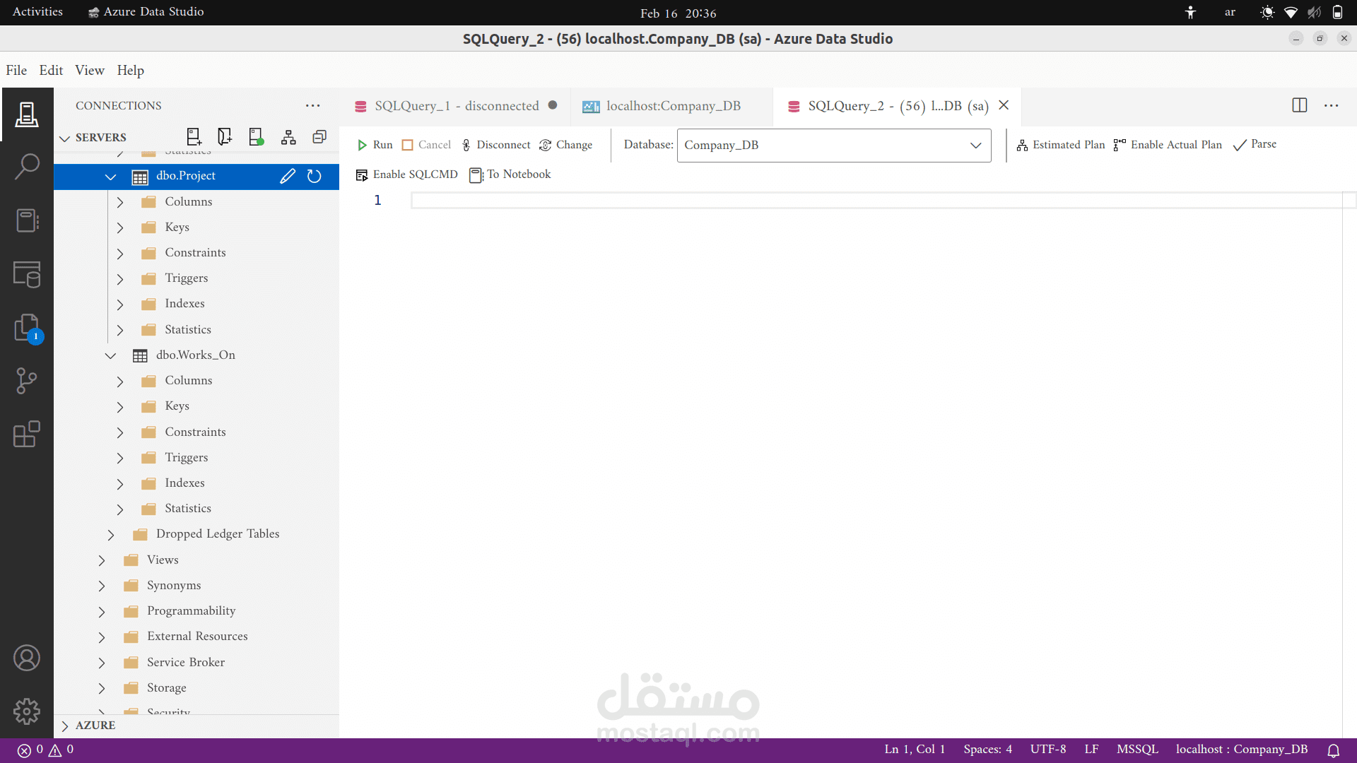 تصميم وبناء قاعدة بيانات احترافية مع استعلامات SQL وتحليل البيانات