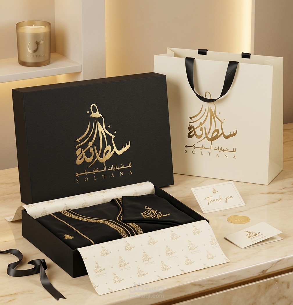 هوية براند سطانة للعبايات الخليجي