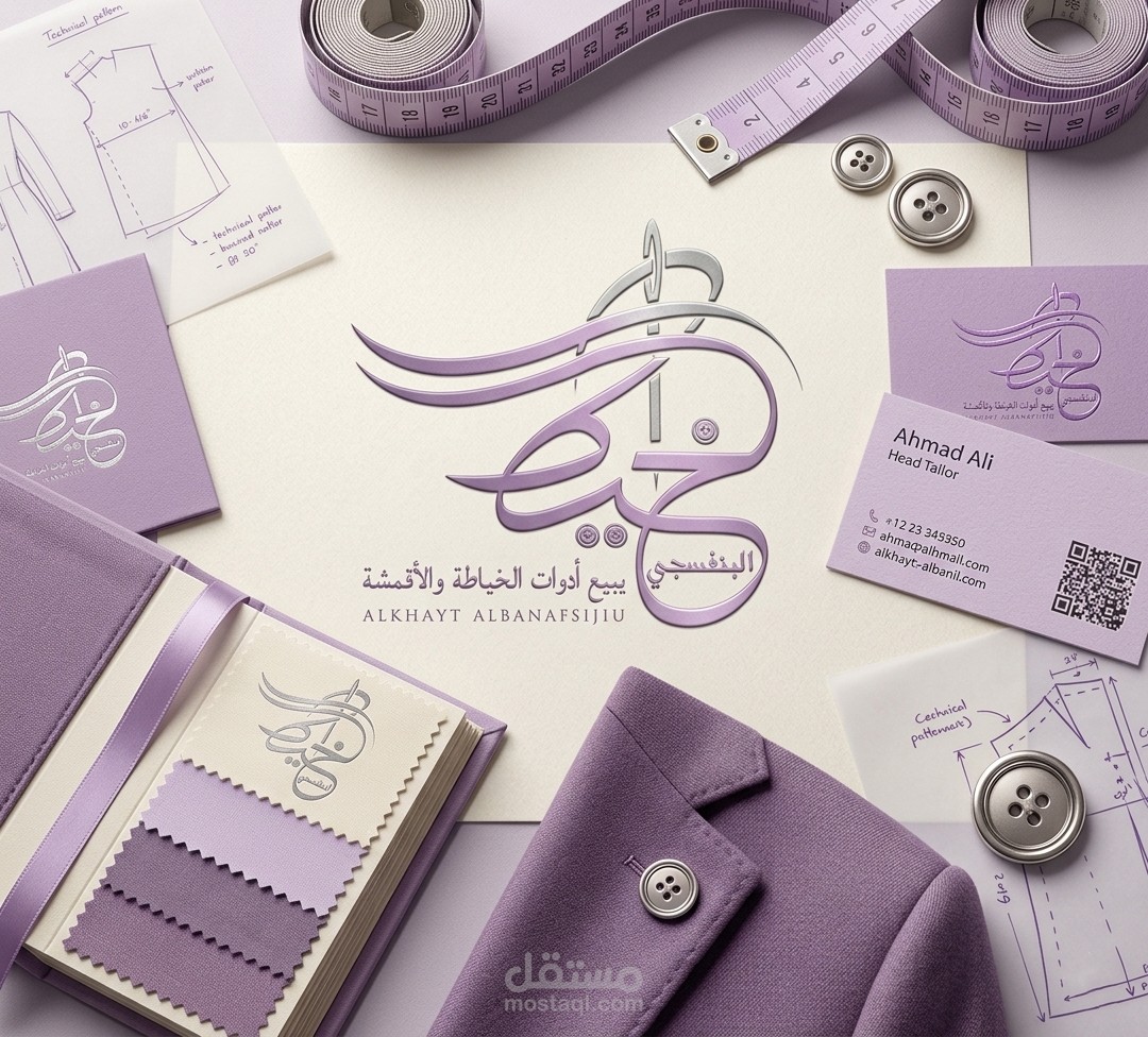 براند الخيط البنفسجي  للتفصيل والأقمشة