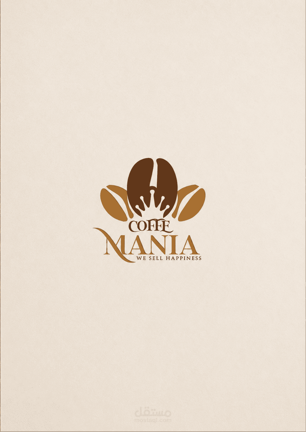 هوية بصرية وتجارية كافيه MANIA