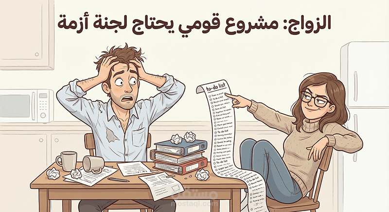 الزواج: مشروع قومي يحتاج لجنة أزمة ..مقال ساخر