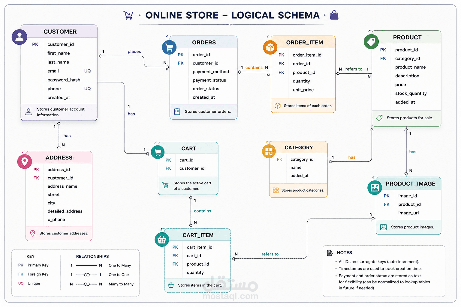 Logical Schema For Store