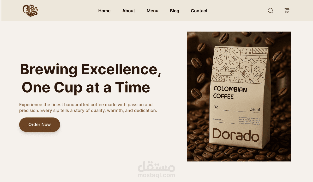 تصميم واجهات ui/ux ل صفحات الهبوط (landing page) باستخدام فيجما