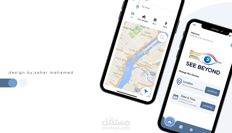 Blind aid glasses (UI UX Design)