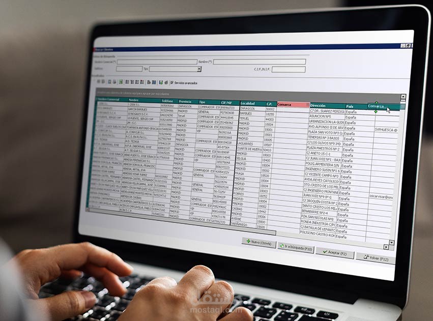 ادخال بيانات على برنامج اكسل مع تحويل ملفات الي PDF