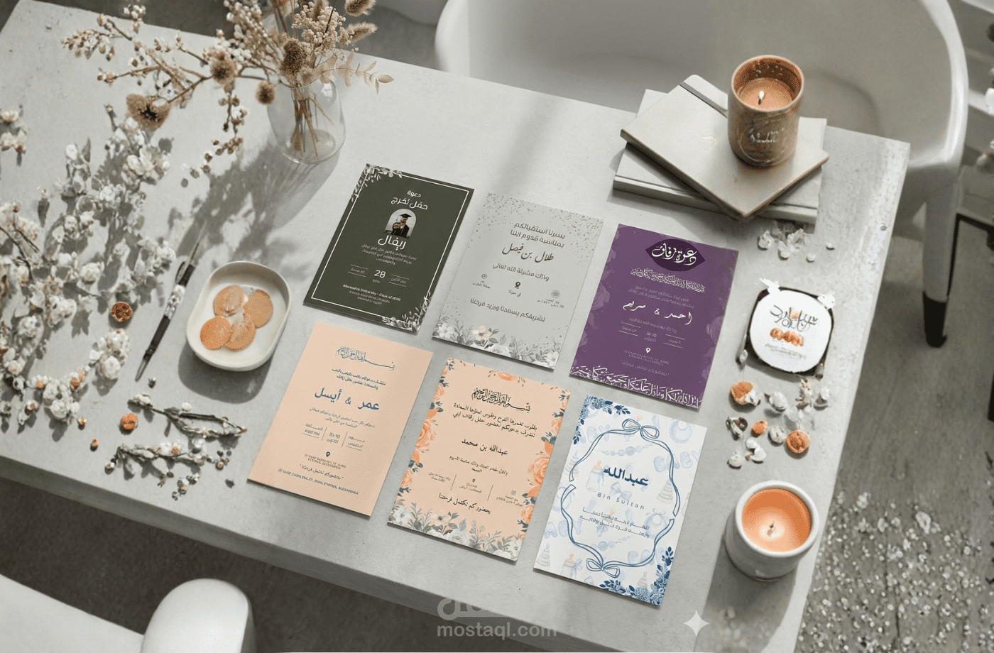 Modern invitation design