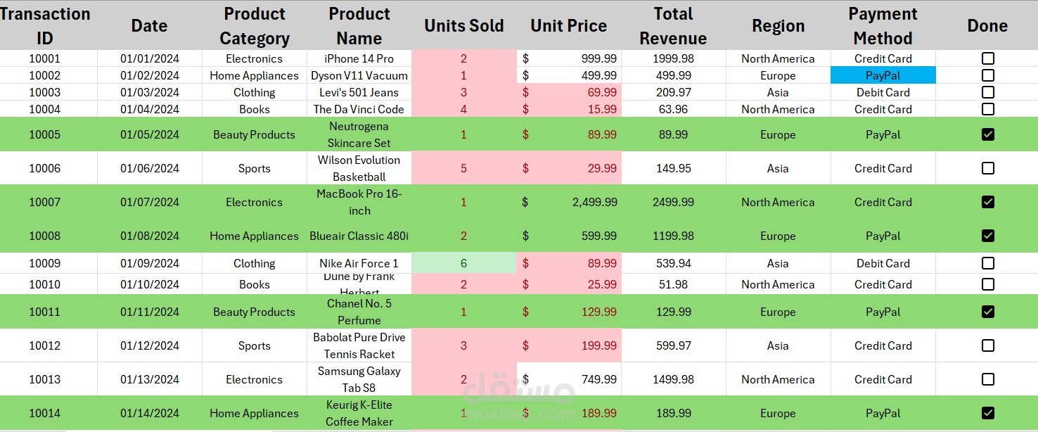 إدخال بيانات Excel باحتراف | Excel Data Entry
