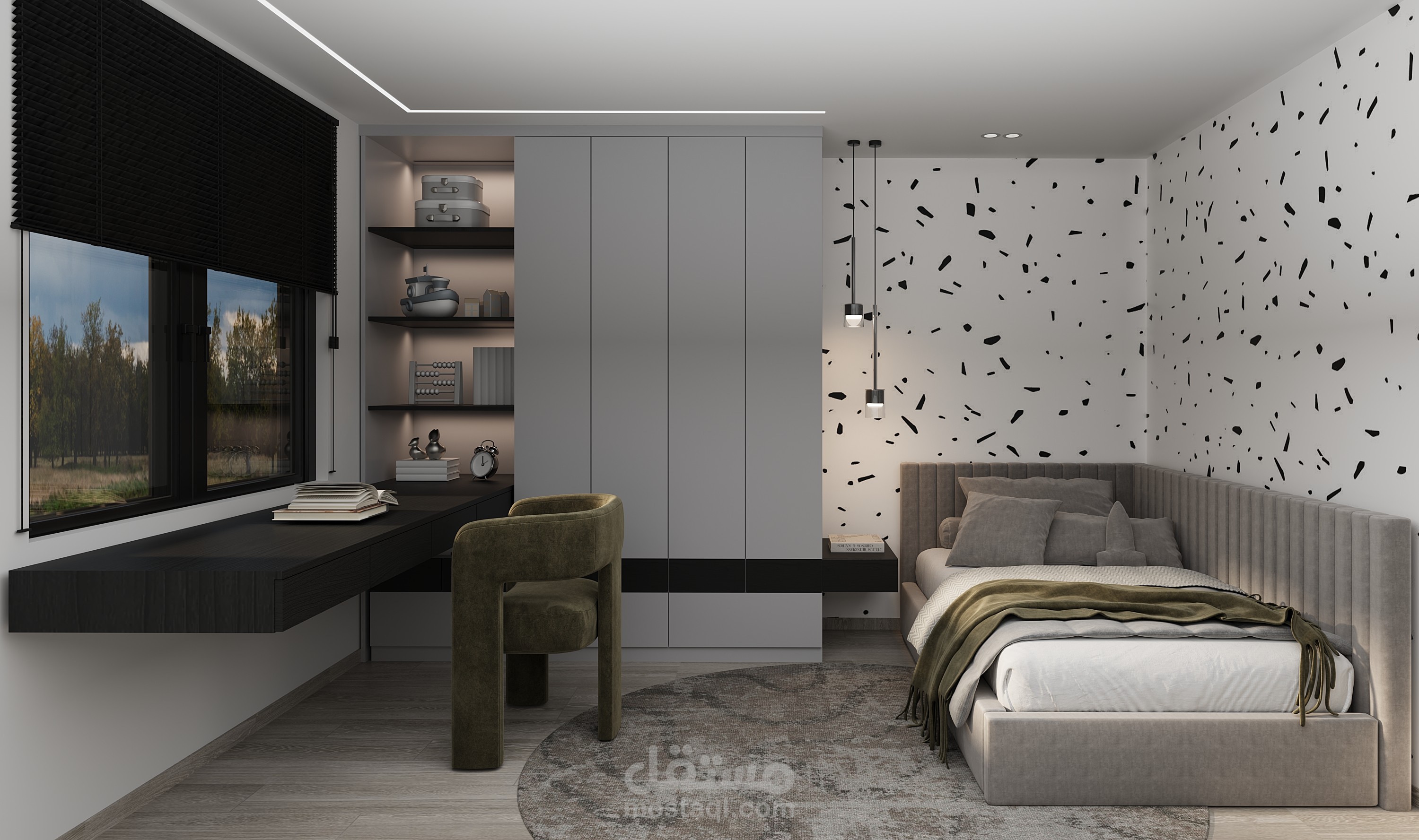 تصميم غرفة نوم طفل