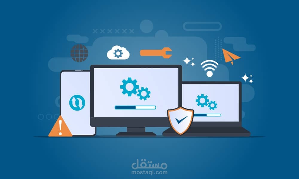 فني صيانة كمبيوتر في شركات كمبيوتر و فري لانس