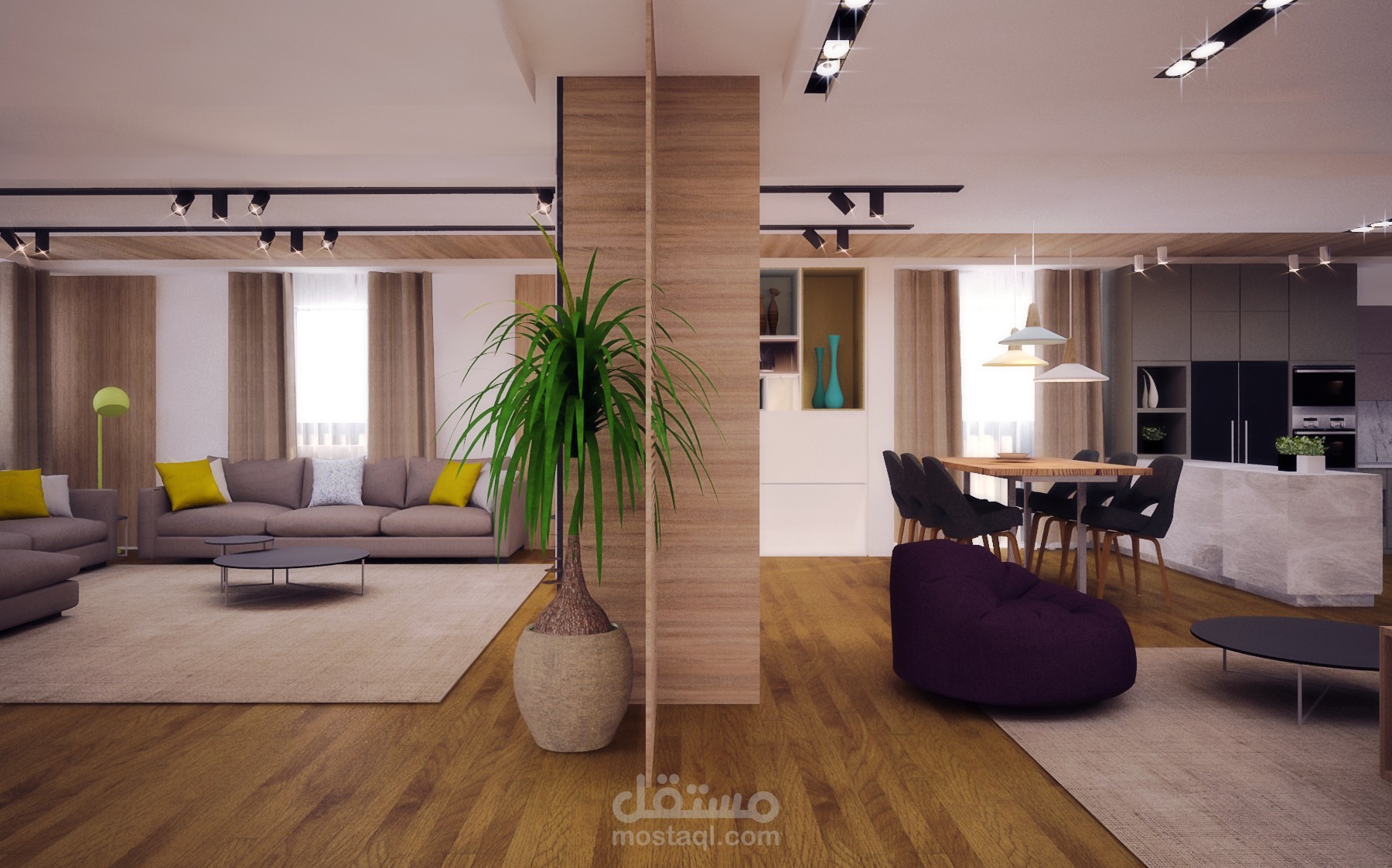 تصميم شقة سكنية