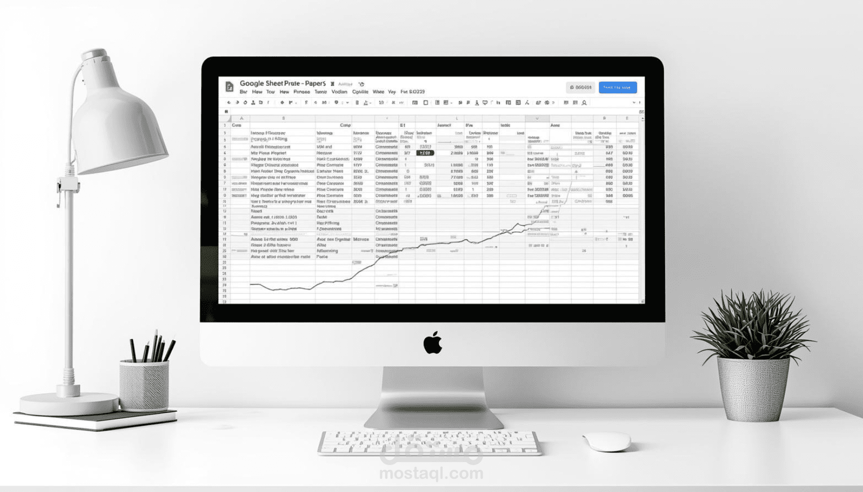 تنظيم وتنسيق Google Sheets مع إدخال بيانات باحترافية