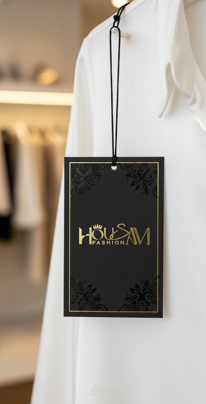 تصميم براند متجر البسه نسائيه