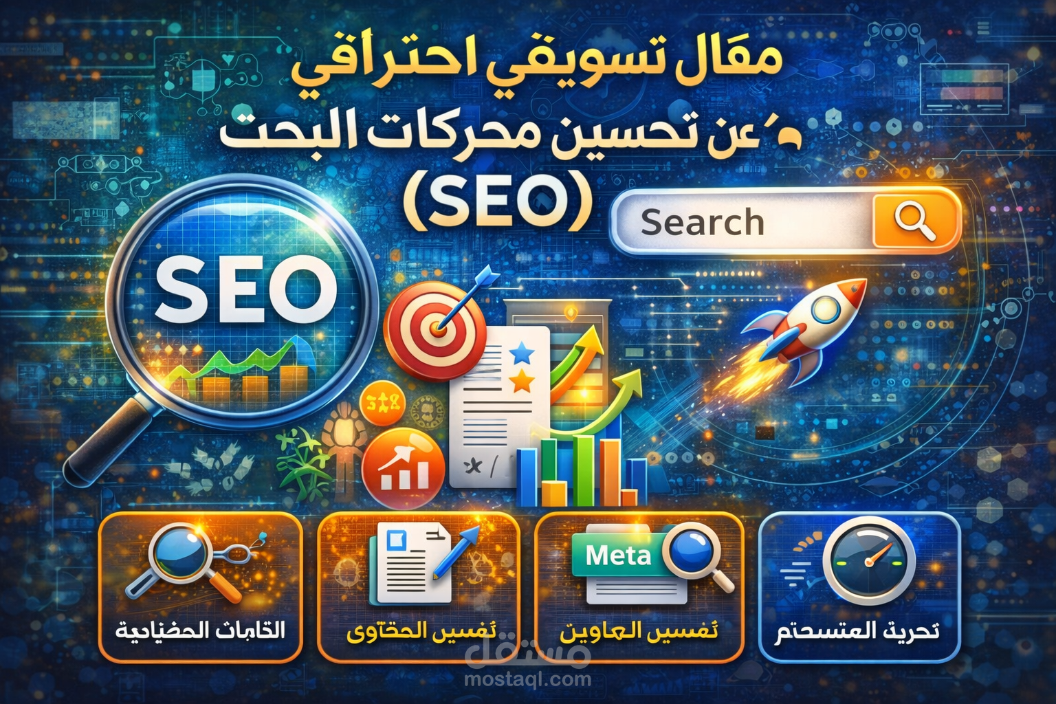 مقال تسويقي احترافي عن تحسين محركات البحث (SEO)