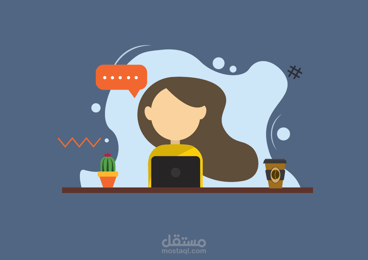 illustrator _ رسومات توضحية احترافية