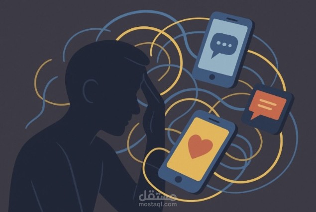 الضحيج الرقمي وتأثيره  الخفي على التركيز والصحة النفسية
