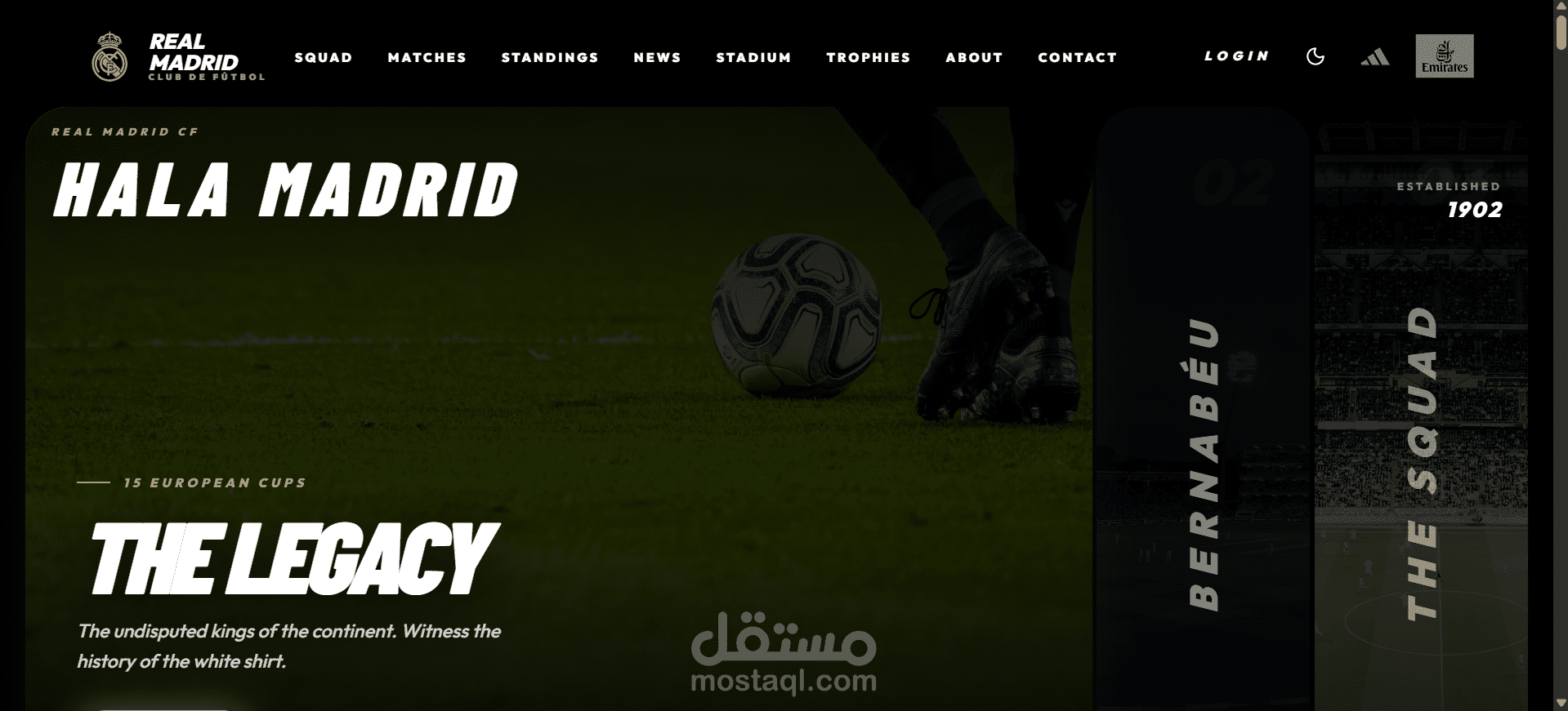 موقع رياضي خاص بنادي ريال مدريد ( غير رسمي )