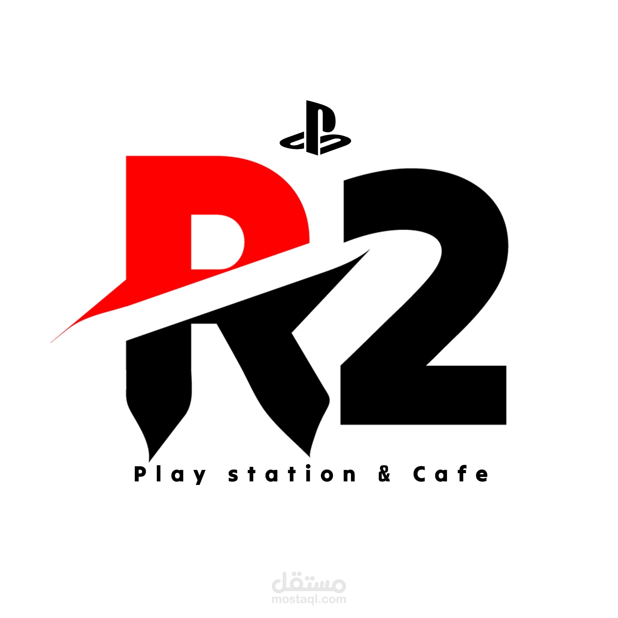 لوجو بسيط لمحل playstation
