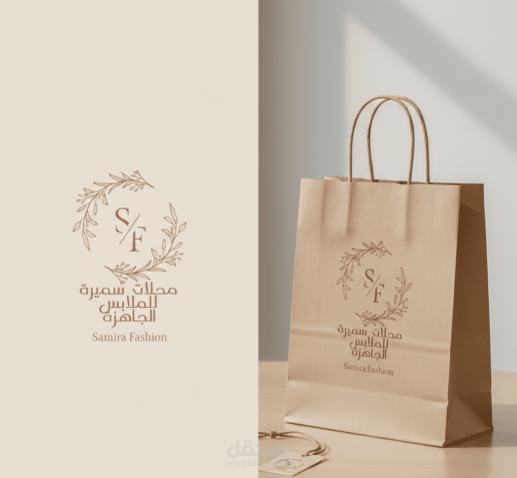 تصميم هوية بصرية كاملة لبراند أزياء - Samira Fashion.