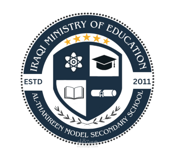 تصميم شعار لمدرسه ثانوية الذاكرين