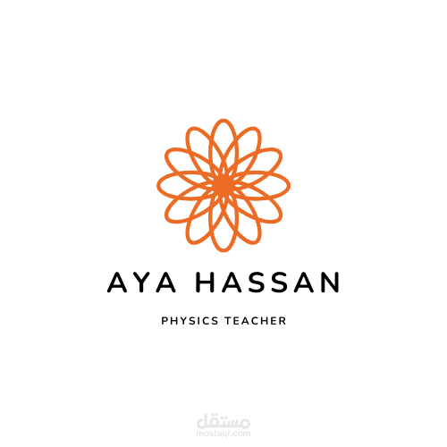 تصميم شعار احترافي لمدرس فيزياء (Aya Hassan)