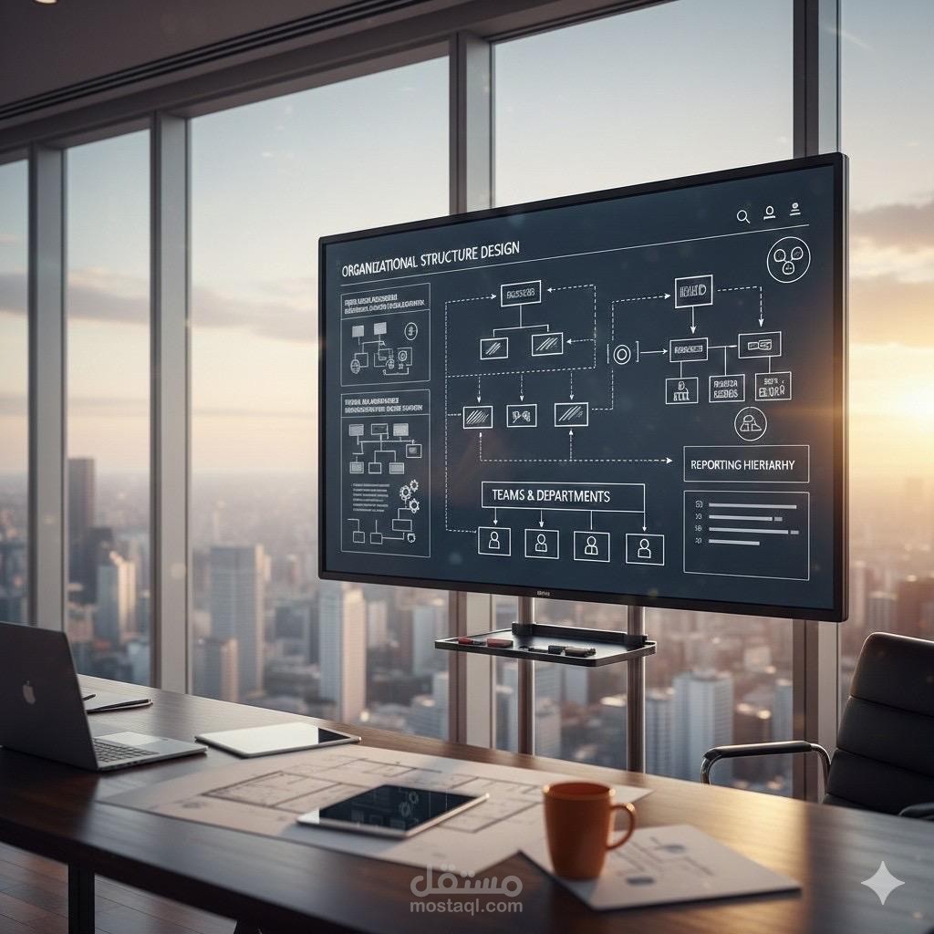 تصميم هيكل تنظيمي و إداري Organization Design, Excellence & Structure