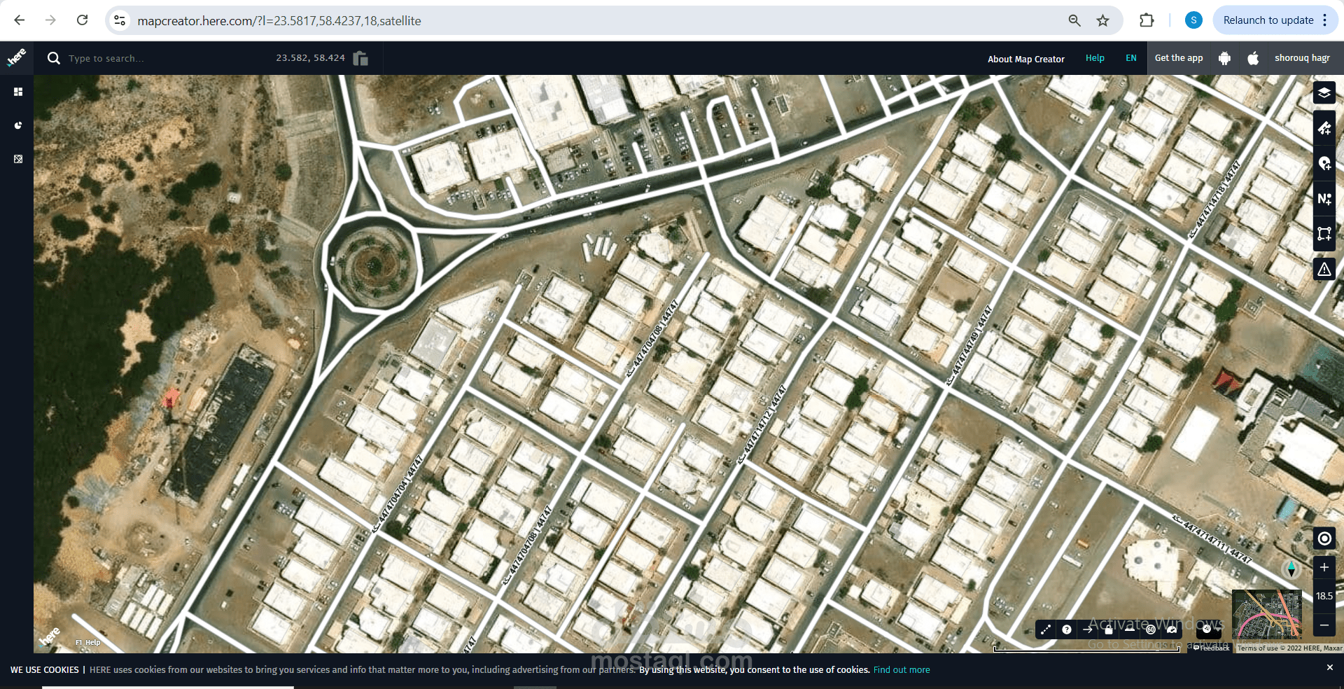 رسم مباني مدينة باستخدام HERE Map Creator