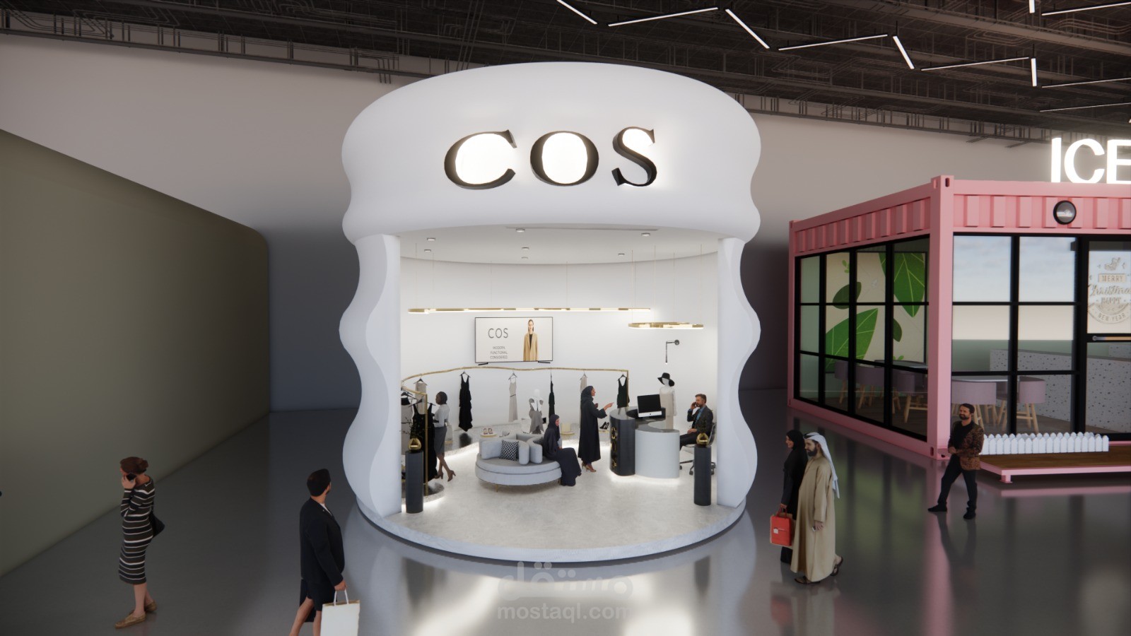 بوث لتسويق براند cos