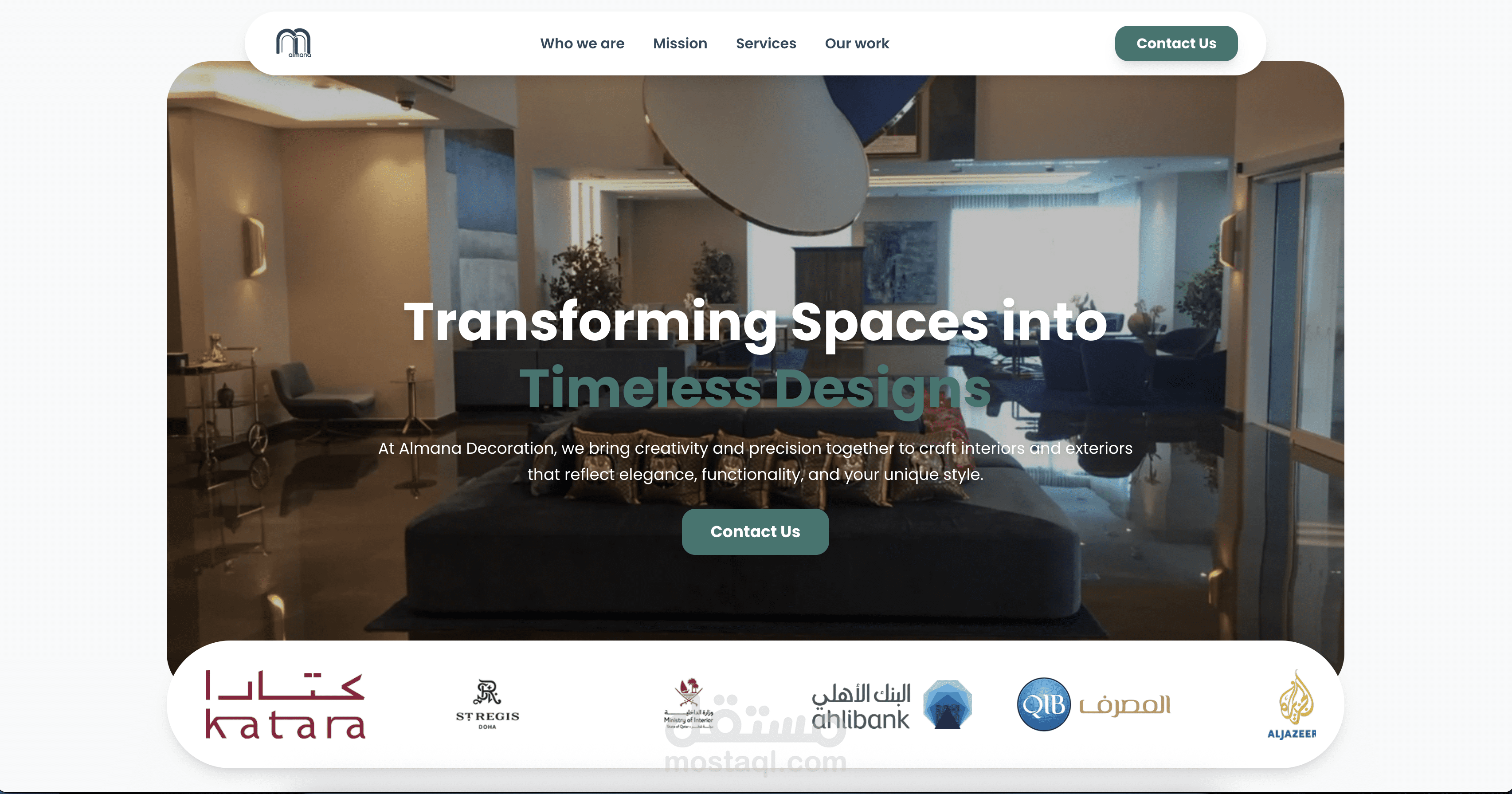 Almana Decor Website