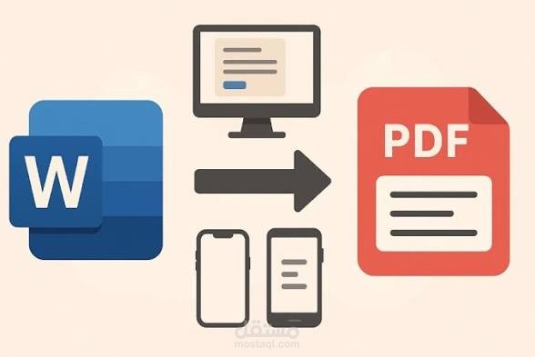 تحويل ملفات من Pdf الى ورد او بوربوينت أو العكس