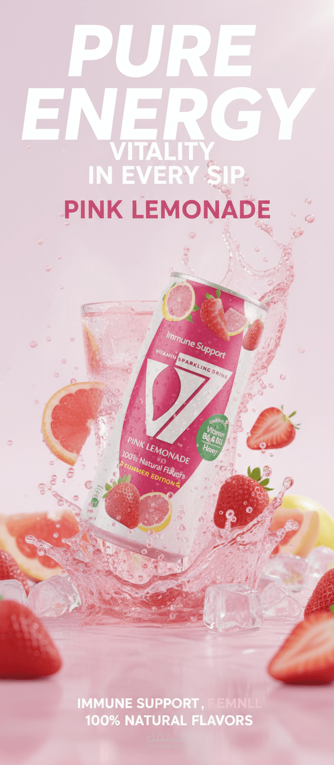 تصميم اعلان مشروب