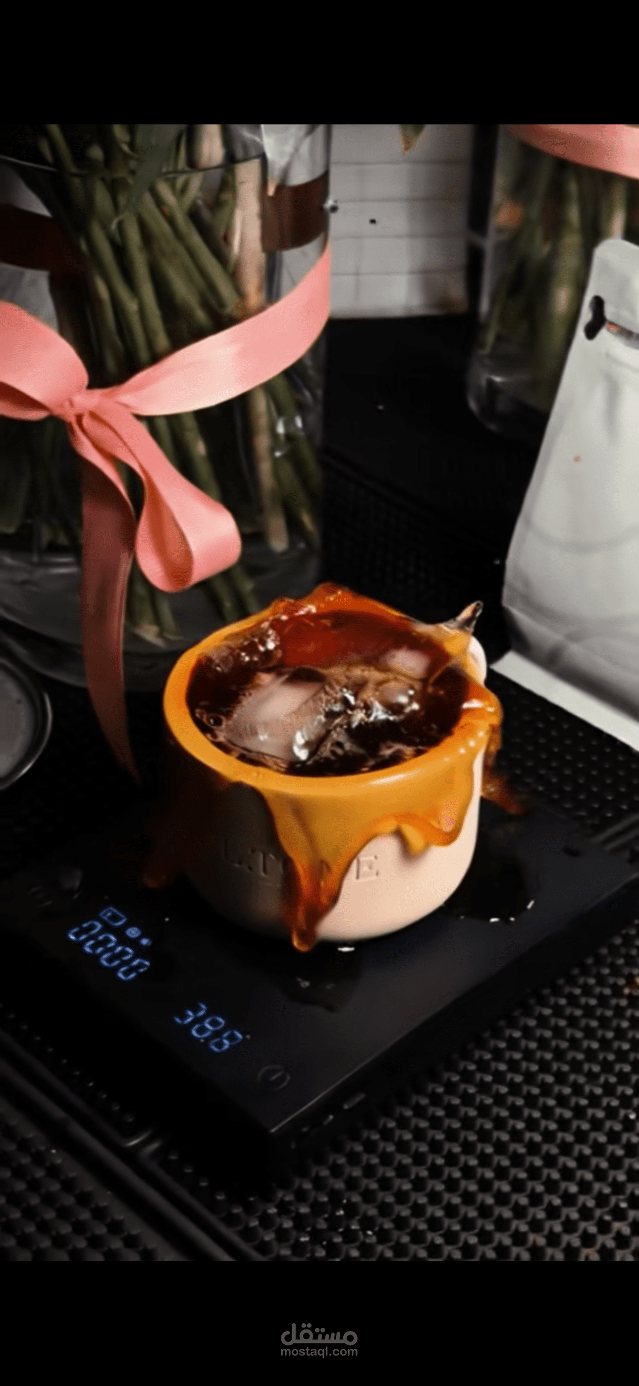 فديو قصير لقهوة