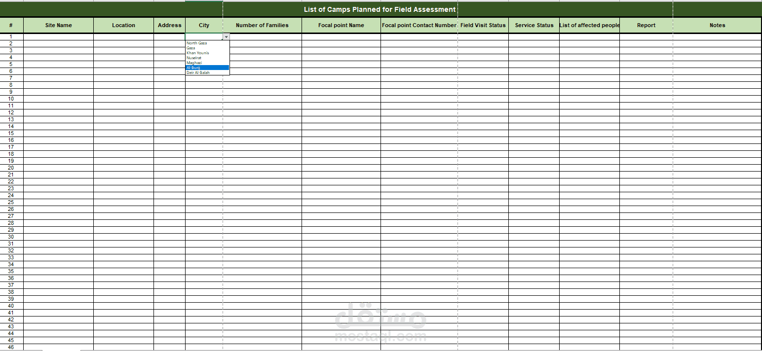 إدخال البيانات على Excel بكفاءة ودقة عالية