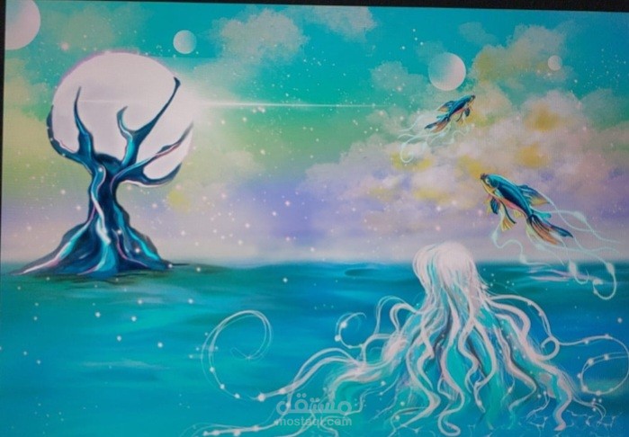 رسم رقمى لخلفيات